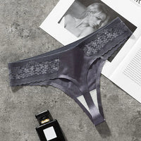 Women ruffles Underwear Invisible Seamless T Panties G-String Female Sexy Thongs Intimates Lingerie Ladies Briefs