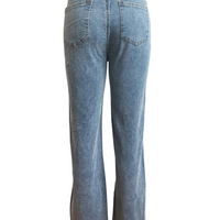 CM.YAYA Women Vintage Cutout Hollow Out Criss Cross Straight Denim Pants 2024 Fashion INS High Waist Wide Leg Jeans Trousers Natalia Home Fashion    Natalia Home Fashion