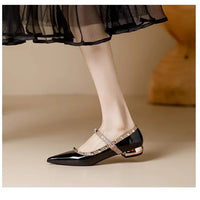 Elegant French Style Cropped Studded Flat Bottom Sandals Women's Summer Tweed Pattern Medial Vacancy Pointe Roman Design
