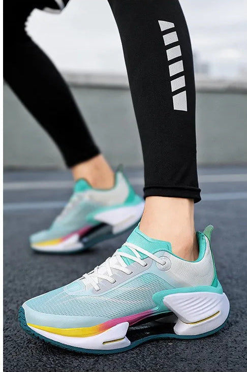 High-Quality Carbon Plate Running Shoes for women Breathable Lightweight Shock Absorption Sports Sneakers