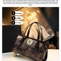Fashionable Midlife Mom Handbag Soft PU Leather Women's Bag Elegant High-End Crossbody Handbag Polyester Lining