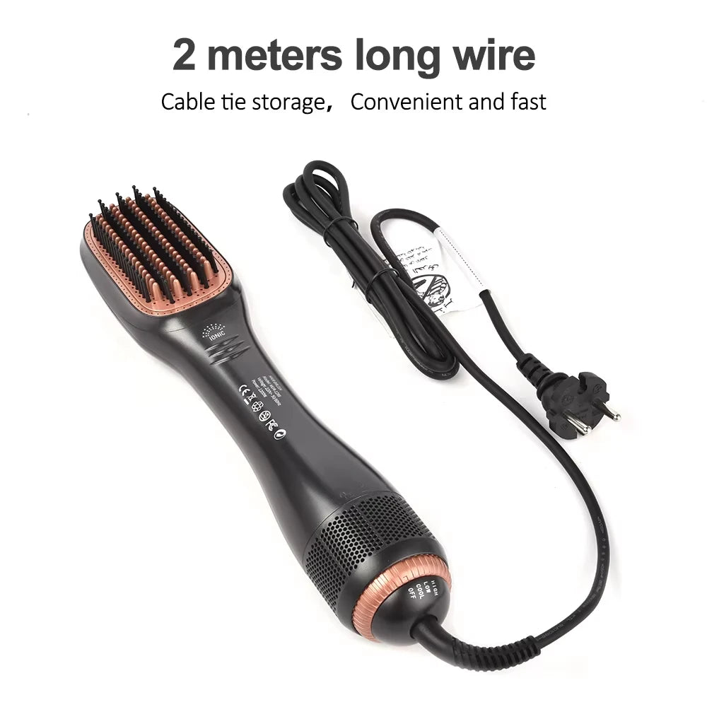 3 in 1 Hair Dryer Brush Professional 1200W Powerful Ceramic Tourmaline 3 Heat Settings One Step Hair Dryer and Styler Natalia Home Fashion    Natalia Home Fashion