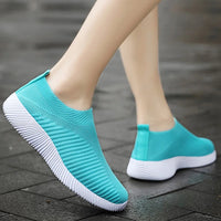 Women Shoes Breathable Flats Elastic Flat Shoes For Women Sneakers Spring Summer Footwear Lightweight Sports Shoes