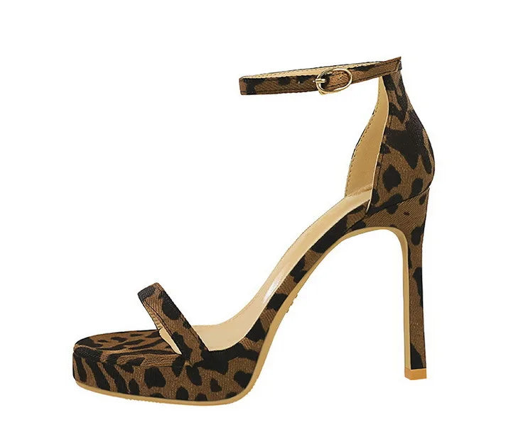 Super High Heels Nightclub Women's Shoes Open-toed Women's Sandals