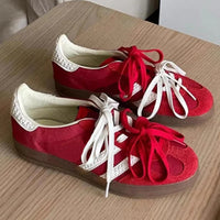 Women Tennis Sneakers Flats Ladies Fashion Lace-up Vulcanized Shoes Spring Autumn Woman Outdoor Trainers Footwear
