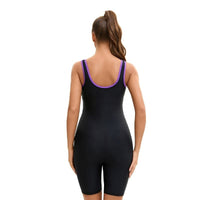Swimwear Women's Sports Swimwear Conservative Covering Belly Slim Hot Spring Student Girl Open Back Swimwear