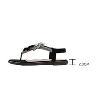 Womens Bohemian Floral Rhinestone Sandals Elegant Crystal Flower Décor Elastic Ankle Strap Soft Cushioned Insole Non Slip Sole