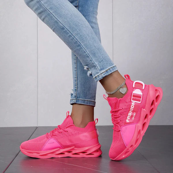 Trendy Pink Running Sneakers Shoes Women Walking Sneakers Breathable Women's Sports Shoes Lightweight Women's Sneakers Outdoor Natalia Home Fashion    Natalia Home Fashion