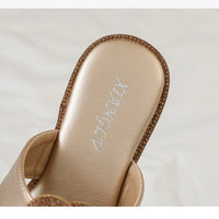 Women's Sandals Summer Slippers Casual Beach Footwear Water Diamond open Toe  Flats