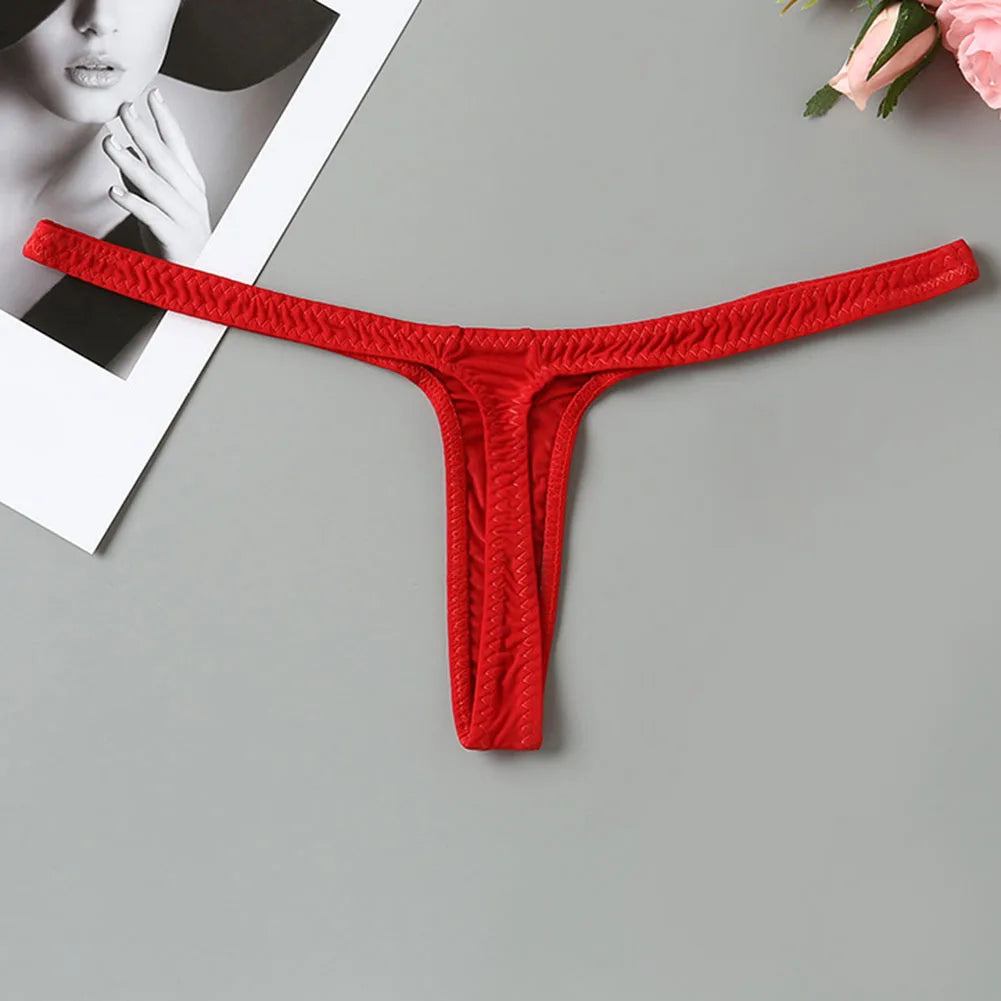Women T Back Thin Sexy Sports Low Waist Sexy Underwear Woman Thin Soft Straps Simple Breathable Erotic Lingerie Low Waist Thongs
