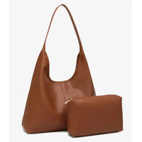 Retro Solid Color Large Capacity Women's Shoulder Bag Fashionable Versatile Niche Tote Bag Underarm Single Shoulder