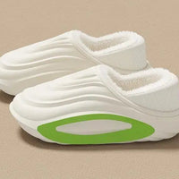 Shoes Ladies' Slippers Winter Footwear Platform Massage Flat Slides Cover Heel Shoes Winter Woman Slipper Platform Slides - Natalia Home Fashion