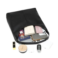 Retro Solid Color Large Capacity Women's Shoulder Bag Fashionable Versatile Niche Tote Bag Underarm Single Shoulder