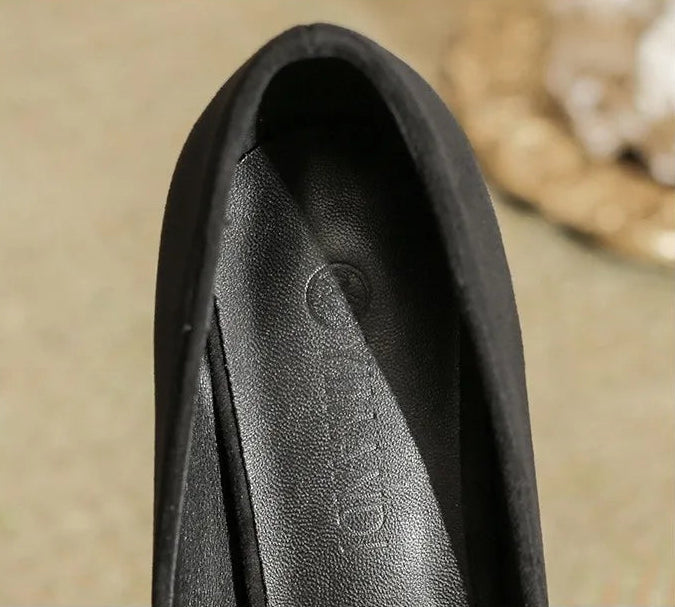 Pointed Toe Thin Heel High Heels Rhinestone Slip-On Commuter Women's Shoes
