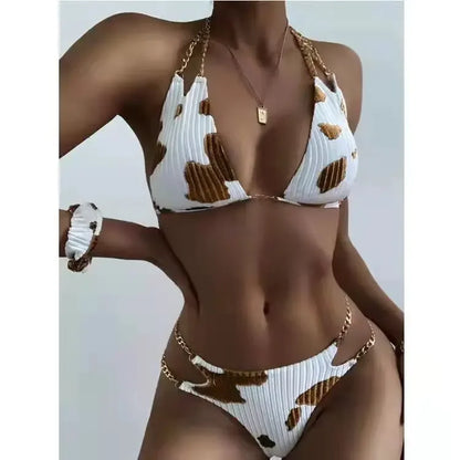 New bikini slim neck sexy bikini swimsuit - Natalia Home Fashion