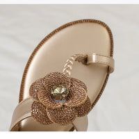 Women's Sandals Summer Slippers Casual Beach Footwear Water Diamond open Toe  Flats