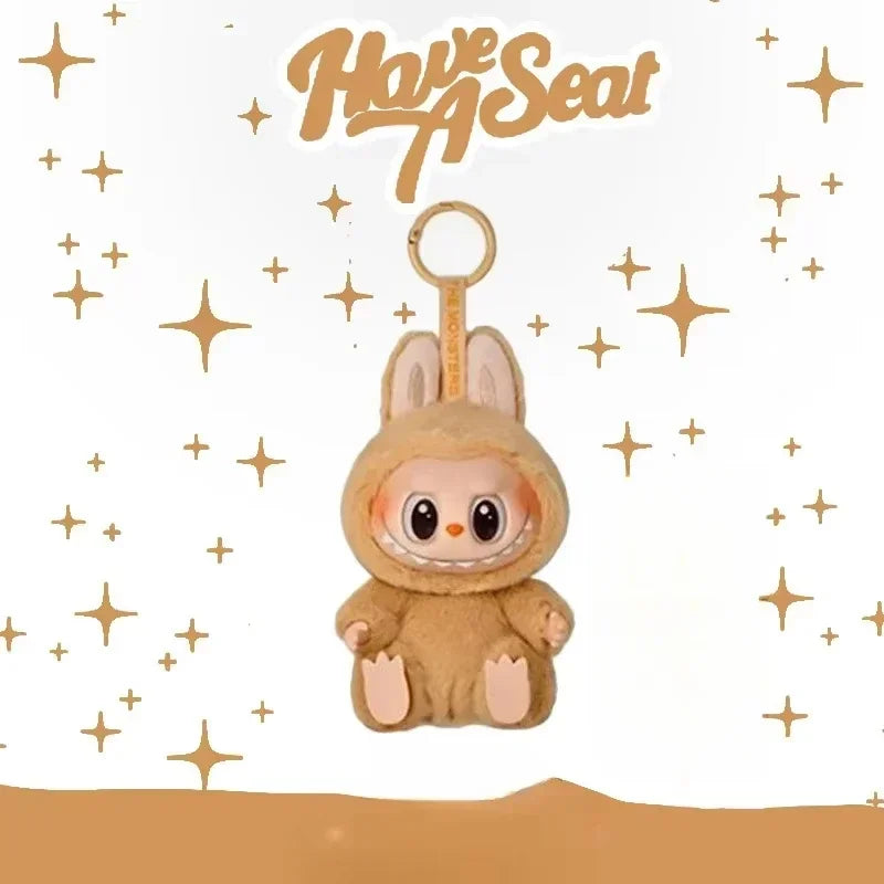 Labubu Spot Pop Mart Gift Rabb Vinyl Doll Keychain Blind Box Toys for Kids Birthday for Girlfriend Valentine Gift