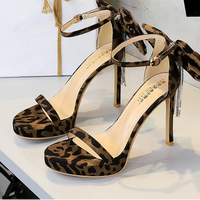 Women's Sandals Bow Chain Narrow Band Platform Sandals Lady Ceremony Party Stiletto Heels 11cm Ankle Buckle and Bow at back - Natalia Home Fashion