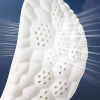 1/2/4pairs Latex Sport Insoles Soft High Elasticity Shoe Pads Orthotic Breathable Shock Absorption Cushion Arch Support Insole
