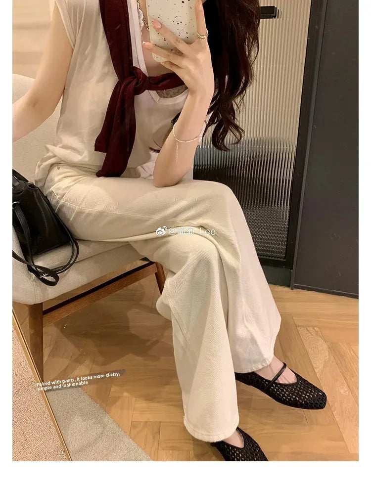 Round Toe Mary Jane Shoes Leather Grape Pattern Retro Style Hollow Weave Upper Low Heel Slip-On Retro Flats