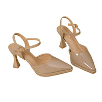 High Heels Sandals Women Fashion Solid Color Heels Sandals Pointed Toe Stiletto Ladies Commuting Single Shoes