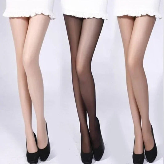 Ladies Breathable High Elastic Tights Stockings Women Sexy Nylon Pantyhose Skinny High Waists Black Tights Sun Protection Summer
