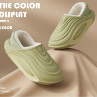 Shoes Ladies' Slippers Winter Footwear Platform Massage Flat Slides Cover Heel Shoes Winter Woman Slipper Platform Slides - Natalia Home Fashion