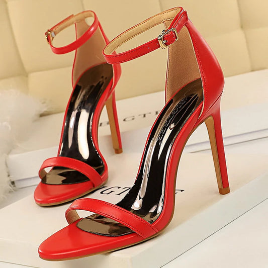 Sexy High Heels Women Pumps Fashion Women Heels Stiletto Party Shoes Summer Women Sandals Open Toe Heeled Sandals