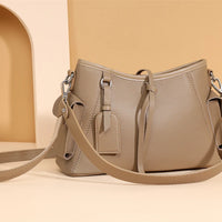 Soft Genuine Leather Crossbody Bag Women Fashion Shoulder Bag Large Capacity Handbag and Purse Ladies Cow hide Messenger Bag
