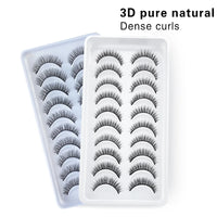 DEVOSERVICE Lashes 6/10pairs Natural Short False Eyelashes 3D Mink Lashes Extensions False Eyelashes Faux Cils Makeup Wholesale Natalia Home Fashion    Natalia Home Fashion