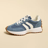 Retro Platform Women's Sneakers Summer Casual Patchwork Leather Sneakers Women's Outdoor Casual Comfort Shoes