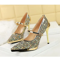 French Style Pointed Sexy High Heels for Women Thin Heels and Shallow Mouth Single Shoes