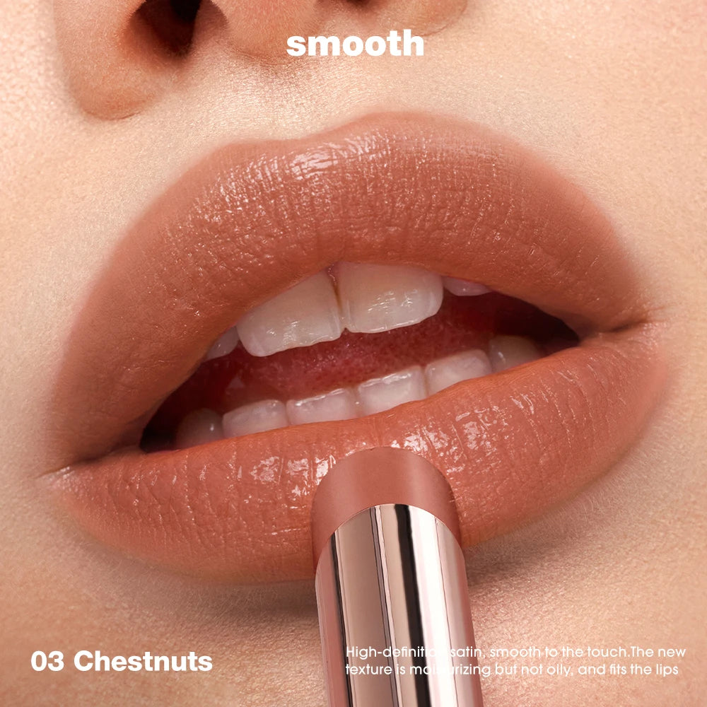 Lipstick Lip Tint Moisturizing Nourishing Glow Lightweight Smooth Non-Sticky Refreshing Red High-shine Lipstick Makeup