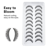 DEVOSERVICE Lashes 6/10pairs Natural Short False Eyelashes 3D Mink Lashes Extensions False Eyelashes Faux Cils Makeup Wholesale Natalia Home Fashion    Natalia Home Fashion