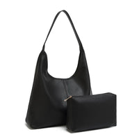 Retro Solid Color Large Capacity Women's Shoulder Bag Fashionable Versatile Niche Tote Bag Underarm Single Shoulder
