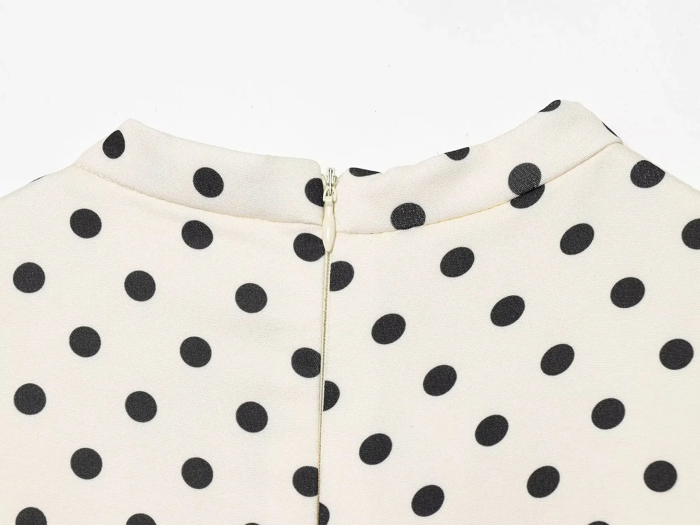 Polka Dot Mini Dresses For Women Casual Short Sleeve Lace Up Collar Dress Sexy Lady Club Party Woman Evening Dress