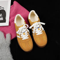 Women Tennis Sneakers Flats Ladies Fashion Lace-up Vulcanized Shoes Spring Autumn Woman Outdoor Trainers Footwear
