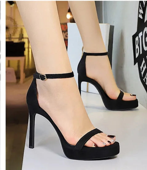 Super High Heels Nightclub Women's Shoes Open-toed Women's Sandals