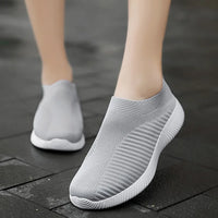 Women Shoes Breathable Flats Elastic Flat Shoes For Women Sneakers Spring Summer Footwear Lightweight Sports Shoes