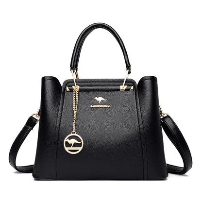 Women Soft Leather Handbags Luxury Designer 3 Layers Shoulder Crossbody Bags Ladies Large Capacity Shopping Brand Messenger Tote Natalia Home Fashion    Natalia Home Fashion
