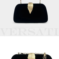 Elegant Evening Bags For Women Luxury Black Clutch Fashionable Envelope Clutch Bag, Party Wedding Handbag For Women Dinner Bag