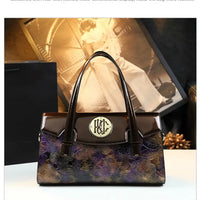 Fashionable Midlife Mom Handbag Soft PU Leather Women's Bag Elegant High-End Crossbody Handbag Polyester Lining