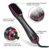3 in 1 Hair Dryer Brush Professional 1200W Powerful Ceramic Tourmaline 3 Heat Settings One Step Hair Dryer and Styler Natalia Home Fashion    Natalia Home Fashion
