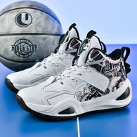 Professional Basketball Shoes Women Anti Slip Cushioning Wear Resistant Breathable Sneakers Outdoor Training Teen Athletic Shoes