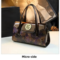 Fashionable Midlife Mom Handbag Soft PU Leather Women's Bag Elegant High-End Crossbody Handbag Polyester Lining