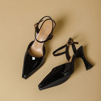 High Heels Sandals Women Fashion Solid Color Heels Sandals Pointed Toe Stiletto Ladies Commuting Single Shoes