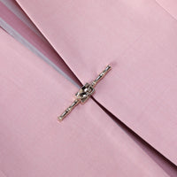 Women's Slim Fit Blazer Suit Fashion Solid Color Single Button Jacket Office Lady Coat and Pants