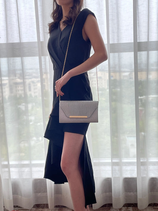 Fashion Elegant Clutch Bag Chain Dinner Bag Bride Bridesmaid Lady Handbag
