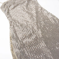 Strap Bead Glitter Dress for Women Hot Girl Sexy Long Dress Kaftan Style Summer Long Dress