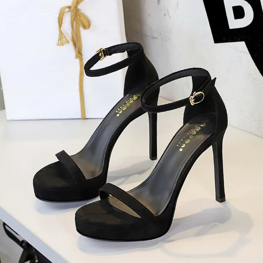 Super High Heels Nightclub Women's Shoes Open-toed Women's Sandals